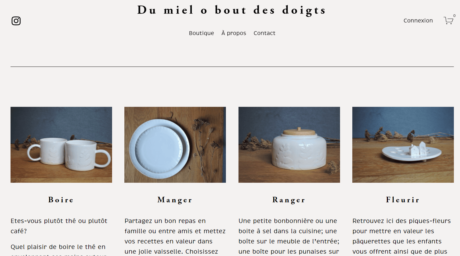 Du miel o bout des doigts