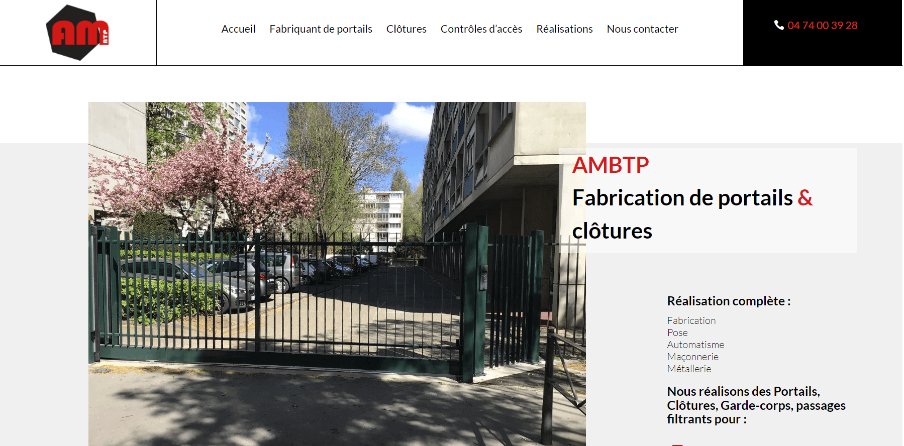 AMBTP clotures